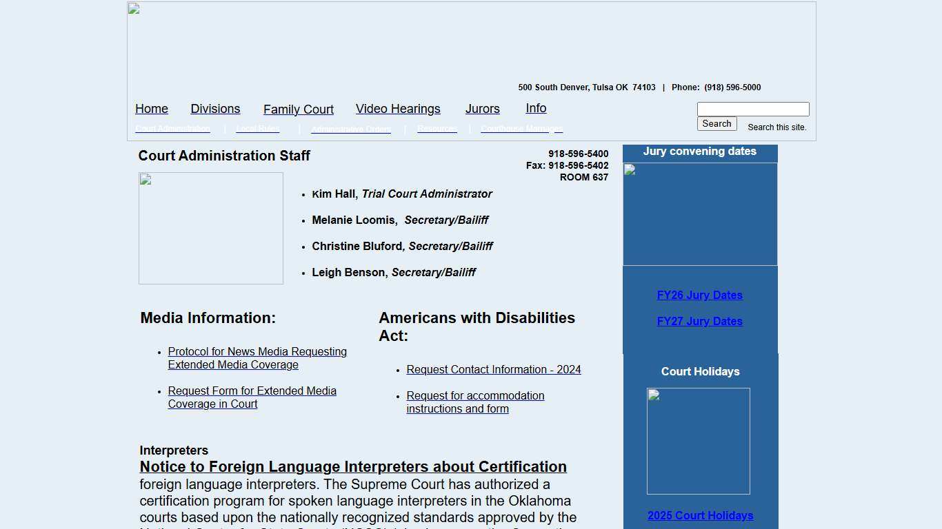 Court Administration